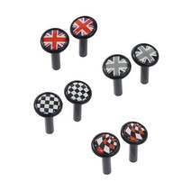 미니쿠퍼 2 3 세대 컨트리맨 교체형 도어핀 엠블럼 2P, 05. 블랙잭 (빈티지), B TYPE (크롬)