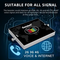 증폭기 와이파이증폭기 음성 wifi 확장기 Lintratek 5 밴드 리피터 800 Mhz 셀룰러 증폭기 GSM 2G 신호 부, 01 EU 플매트 카펫 러그