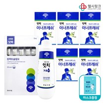 동화약품 잇백 이너프레쉬 24캡슐 구강청결제 구취제거제 먹는 입냄새제거제, 5개+잇백칫솔5개+잇치가글750ml+마스크1팩