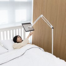 지바 마그네틱 아이패드 태블릿 스탠드 거치대 X&X 침대 자석, 화이트, 아이패드 에어4/5