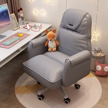 컴퓨터의자 사무용의자 가정용의자, 라이트 그레이, 강철 발