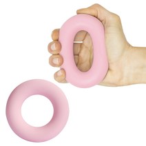 실리콘 미니 손가락 도넛 악력기 5kg LUAZ-NU, 악력기 5kg 핑크