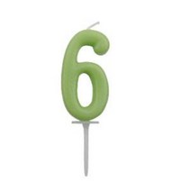 숫자 양초 6