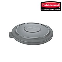 러버메이드 브루트 166L 원형컨테이너뚜껑 2645 덮개, 빨강