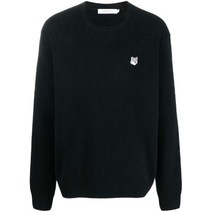 MAISON KITSUNE [명품]MAISON 그레이 폭스헤드 패치 릴렉스핏 점..