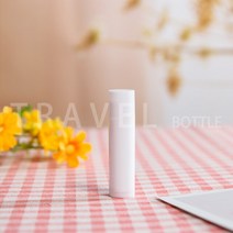 50pcs 5g/5ml 빈 립 밤 튜브 립스틱 컨테이너 광택 DIY 화장품 메이크업 리필 되나요 플라스틱 병, 01 white