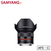 삼양 SAMYANG 12mm F2.0 NCS CS 소니 후지 미러리스 카메라 광각 렌즈, MFT 블랙