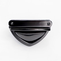 가방잠금 버클 락장식 뜨개질, 1개, 01 넓은삼각 블랙