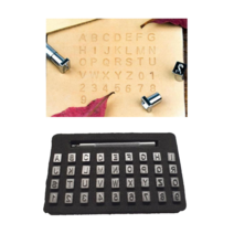가죽공예 이니셜 숫자 각인 스탬프 36p세트 3mm 6mm