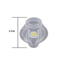 SML 마스크 전문 성인/소아용/아기 천식 스페이서 흡입기 실리콘 에어로졸 캐빈 수술용품, 02 M Silicone Mask_01 실리콘