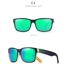 등산선글라스 등산고글 브랜드 VZ von지퍼 편광 선글라스 남성용 스퀘어 프레임 Elmore 안경 UV400, 06 C6