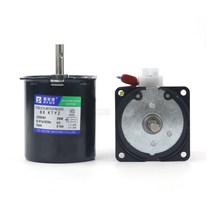 감속 기어 모터 속도조절 68KTYZ 220V AC 영구 자석 동기 모터 100KG 28W CW/CCW 금속 기어드 저속 2.5 ~ 1, 08 30rpm(220V)