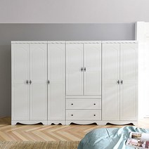장인가구 세이지 K6 2800 옷장세트 A형, 오크화이트