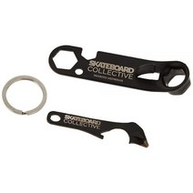 Skateboard Collective 범용 스케이트 도구 스케이트보드 튜닝 키트 포함: 키체인 킹핀 렌치 하드웨어 병따개 차축 너트 캔 그립 테이프 블레이드 필립스 호