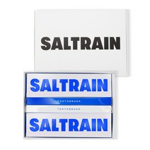 [솔트레인] 커플세트 블루(치약2개+칫솔2개), 블루, 색상:블루