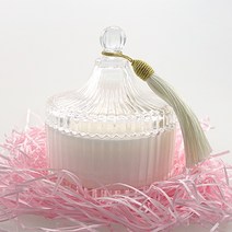 새로핸즈 캔들용기 양초 유리용기 크리스탈 메리고 250ml, 단품