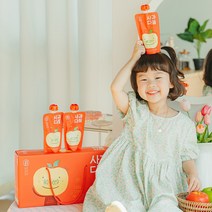 NFC착즙 사과다움 씨없는 프리미엄 사과즙 선물세트 120ml 10포, 20포 1박스, 1개