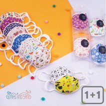 별과모래 [별과모래] 봄가을용 마스크 1+1 /키즈용/고급선물포장, 스윗스타(키즈용)/핑크래빗(키즈용)