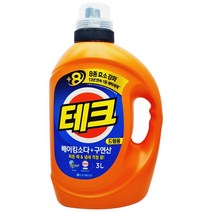테크 베이킹소다 + 구연산 드럼용 액상세제 본품, 3L, 1개