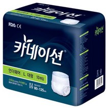 카네이션 언더웨어 L(특대형) 10매x8팩 1박스, 8팩, 10매입