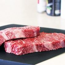 [한우지애] [무항생제] 한우 채끝스테이크 600g 2등급, 1개