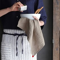 [바보사랑] 리노에리나 마농 리투아니아 린넨 키친크로스 베이지[무드앙코르], 색상선택:샤프란옐로우, 상세 설명 참조