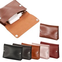 뉴즐 가죽 휴대용 아답터 파우치, 연브라운(NZ-NAP04)