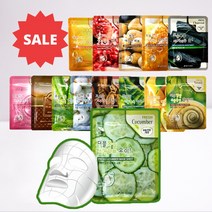 3W클리닉 후레쉬 마스크 시트 //10장세트 // 14종 / 마스크팩, 7.달팽이 10장