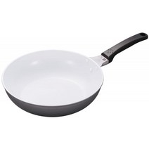 Kyocera 교세라 볶음냄비 프라이팬 심형 28cm IH 대응 세라믹 가공 매트 그레이 CF-28FB-WMGY, 1개, 상품명참조