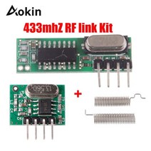 433 Mhz Superheterodyne RF 수신기 송신기 모듈 Arduino uno 무선 Diy 키트 용 원격 조절