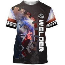 2022 년 용접기 기계 제조 3d 프린팅 남성용 티셔츠 디지털 반팔 스트리트 패션, 05 TXZH-20221008-16_09 4XL