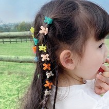 PKFARM 50P+50P 대용량 톡톡튀는 러블리 컬러풀 헤어 연출 미니 집게핀 디스코삔