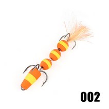 W.P.E 낚시 미끼 크기 L 여러 가지 빛깔의 부드러운 인공 미끼베이스 태클 Wobbl, 1PCS, 02 PMGC-L-002, 1개