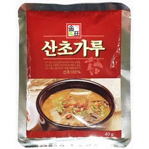 식자재마트 솔표 산초가루 40g 1개 국물 천연조미료 만들기 재료 파우더 내기 조리 요리, 별하 1, 별하 본상품선택