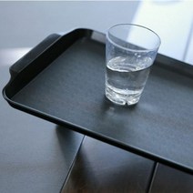 논습립 쟁반 업소용 카페 쟁반 트레이 PC 쟁반 45.8cm, 단품