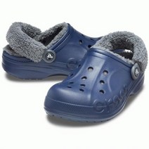 [엔터식스]크록스 바야 라인드 퍼즈 스트랩 클로그 네이비 / 청회색 206633-4HE206633-4HE