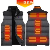 가열 조끼 남자 여자 Usb 온수 재킷 난방 열 의류 사냥 겨울 패션 열 재킷 블랙