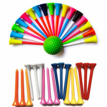 [10개 묶음] 골프 높이조절티 70mm 플라스틱 롱티 숏티 일자형