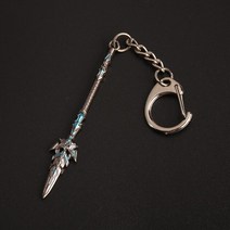 음성인식 ai 스피커 Genshin Impact Sword Zhongli 희석 무기 Blade 열쇠 고리 컬렉션 선물, 17 다크 그레이