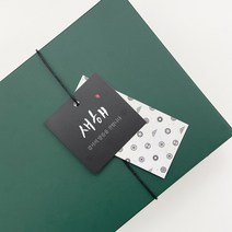 새담 TC23 새해 정사각 블랙 10장