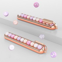 레인보우 자동차 차량 임시 주차번호판, 핑크