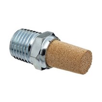 Parker EM25 EM 시리즈 소결 브론즈 머플러/필터 0.6cm1/4인치 NPT 수나사 1.4cm9/16인치 육각형 사이즈 250psi
