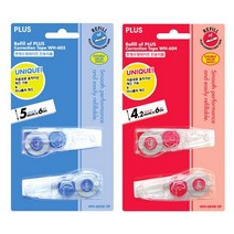 플러스/WH-605R WH-604R 수정테이프리필/프러스, 레드리필(WH-604R-2P)