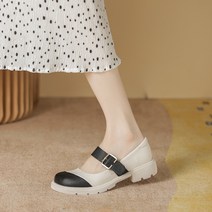 발편한 여성 신발 청키힐 봄 단화