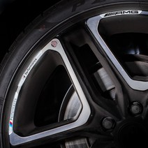 MY [ 카엔 ] [ 본오토파츠 ] 알루미늄 휠가드 포인트 스티커, BMW M 퍼포먼스 블랙
