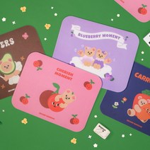 쥬시앤폴 마우스 패드 캐릭터 디자인 PC 노트북 용품, 04.Carrot당근, 04.Carrot당근