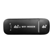 4G LTE 무선 USB 동글 모바일 광대역 150Mbps 모뎀 스틱 4G Sim 카드 라우터 홈 오피스 와이파이 어댑터, 03 black