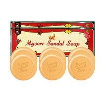 Mysore 마이소르 샌달우드 솝 150g 6팩 Mysore Sandalwood Soap 150g Double Size (Pack of 6)