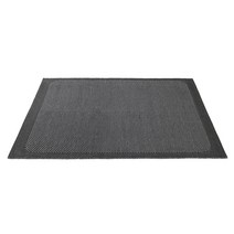 무토 페블 러그 200x300 cm dark grey