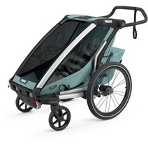 툴레 전차 크로스 1인승 멀티스포츠 자전거 트레일러 Thule 390863, Majolica Blue